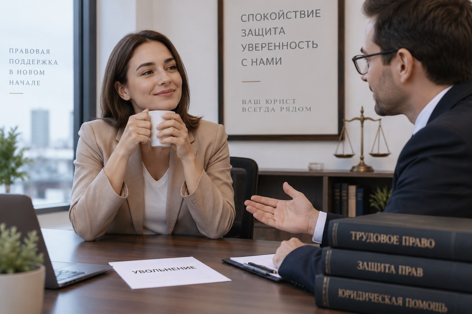 Спокойствие при увольнении с помощью юриста